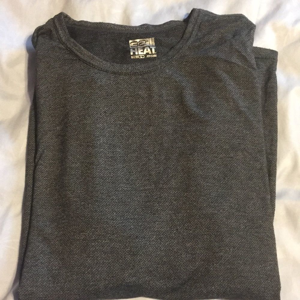 32 degree men’s mesh heat L/S crew neck L
